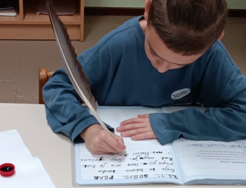 Pisanje s peresom – učenci 2. razreda